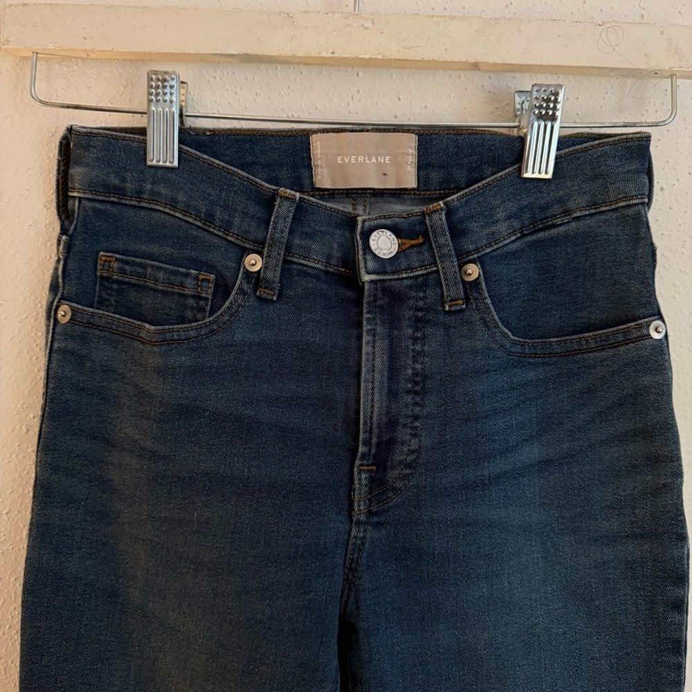 Everlane Dark Blue Women's Skinny Jeans - Picture 2 of 6